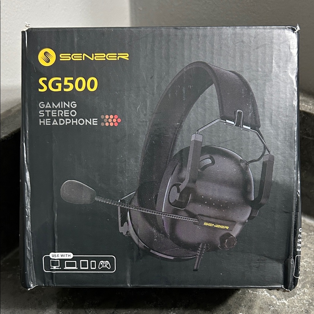 SG500 Gaming Headset - Black New